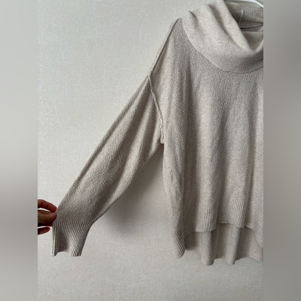 American Eagle Outfitters | Cream Cowl Neck Sweater | Size Small - Picture 2 of 5